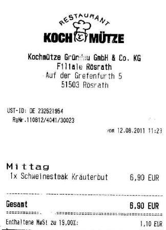 dtei Hffner Kochmtze Restaurant